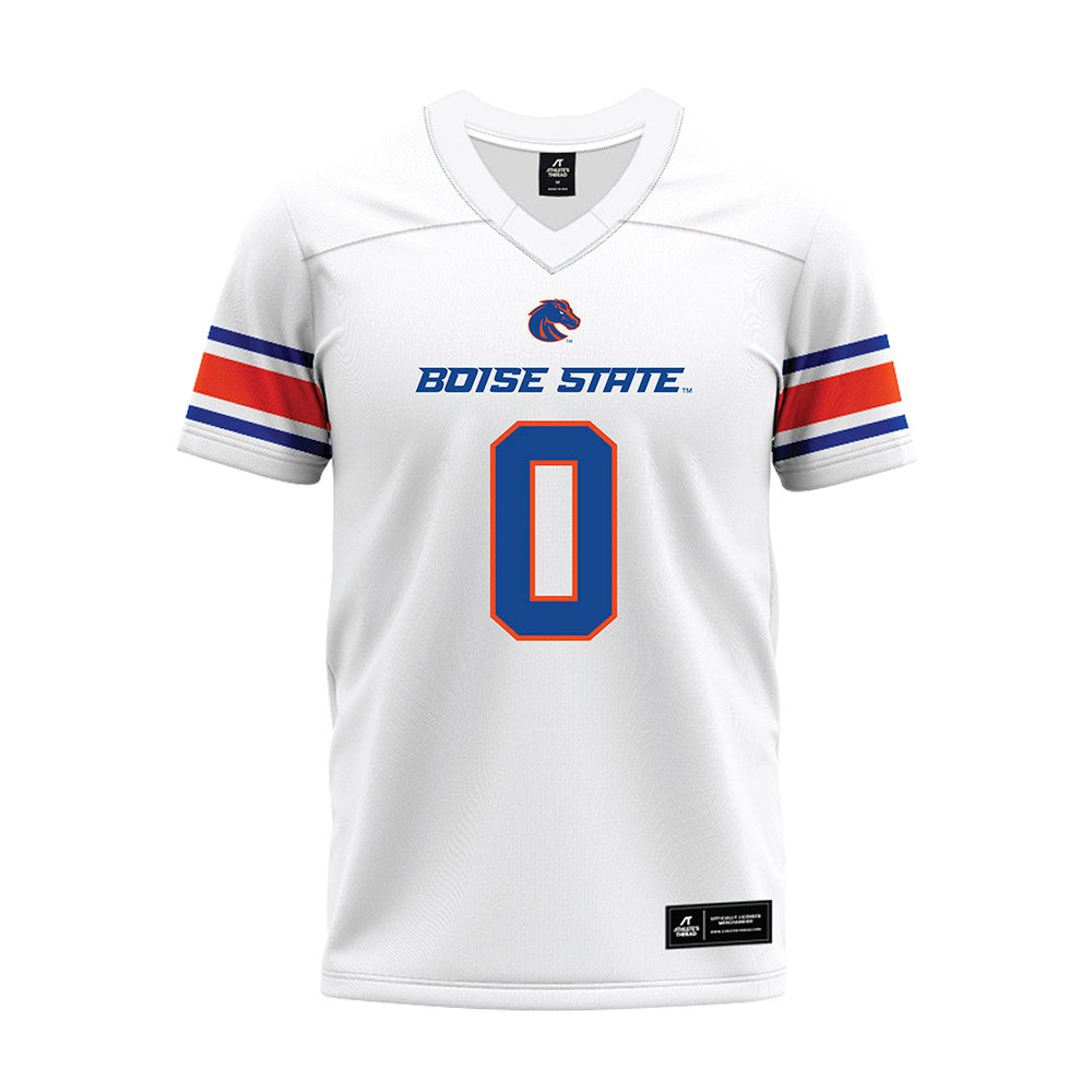 Boise State - NCAA Football : Dylan Riley - White Premium Football Jersey-0
