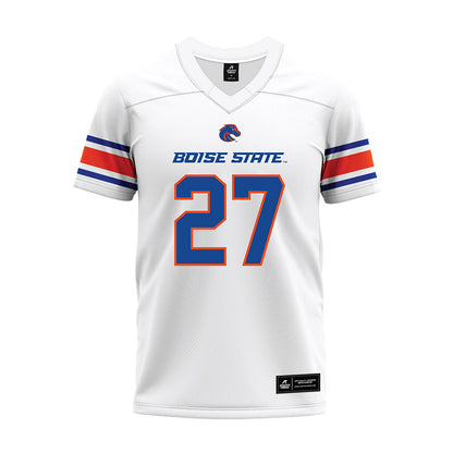 Boise State - NCAA Football : Dionte Thornton - White Premium Football Jersey