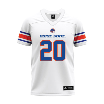 Boise State - NCAA Football : Kyle Hall - White Premium Football Jersey-0