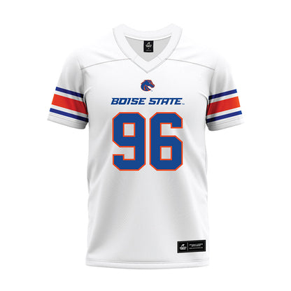Boise State - NCAA Football : Lopez Sanusi - White Premium Football Jersey-0