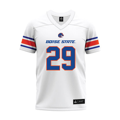 Boise State - NCAA Football : Lincoln Dunn - White Premium Football Jersey-0