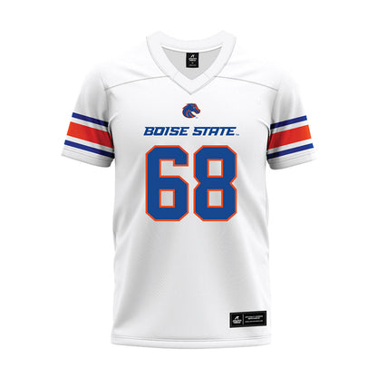 Boise State - NCAA Football : Jake Steele - White Premium Football Jersey