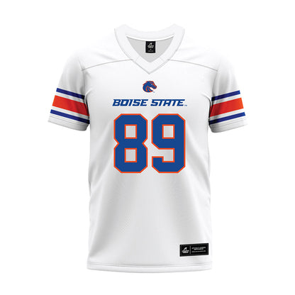 Boise State - NCAA Football : AJ Logan - White Premium Football Jersey-0