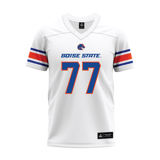 Boise State - NCAA Football : Kole Cronin - White Premium Football Jersey-0