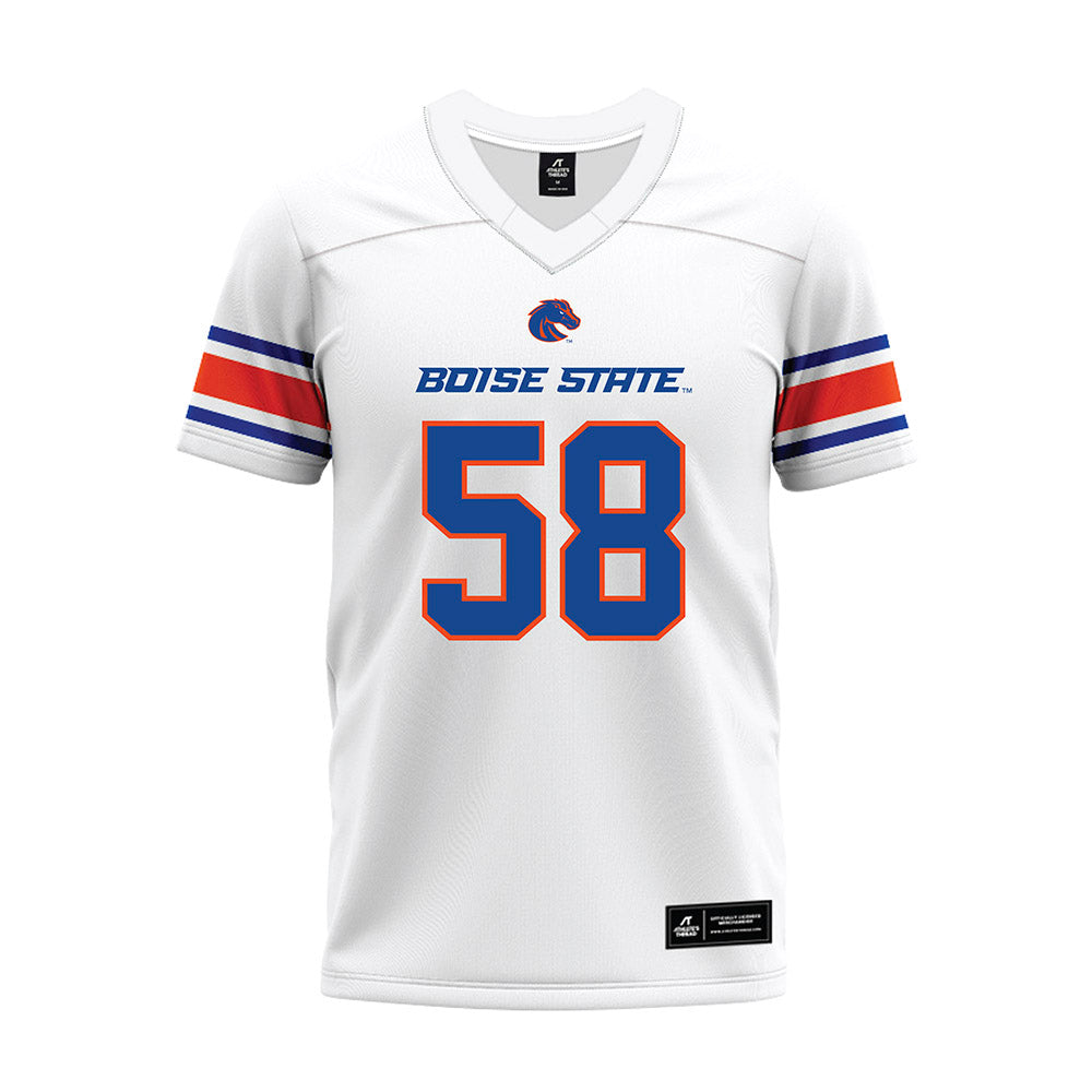 Boise State - NCAA Football : Deuce Alailefaleula - White Premium Football Jersey-0