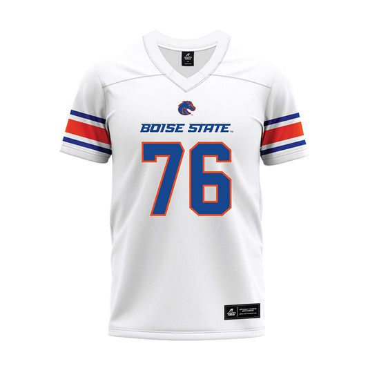 Boise State - NCAA Football : Gregory Bienvenue - White Premium Football Jersey-0