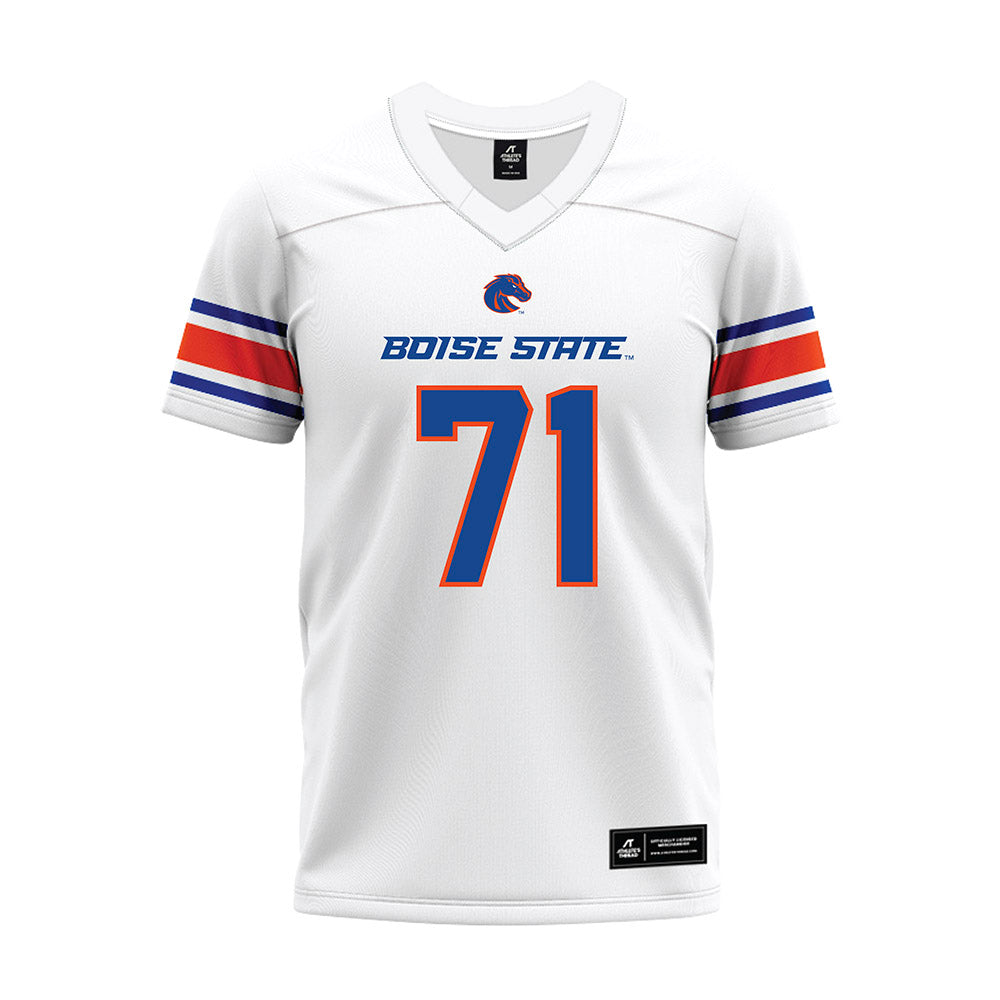 Boise State - NCAA Football : Miles Walker - White Premium Football Jersey-0