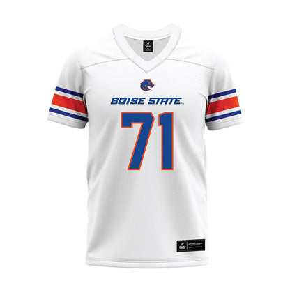Boise State - NCAA Football : Miles Walker - White Premium Football Jersey-0