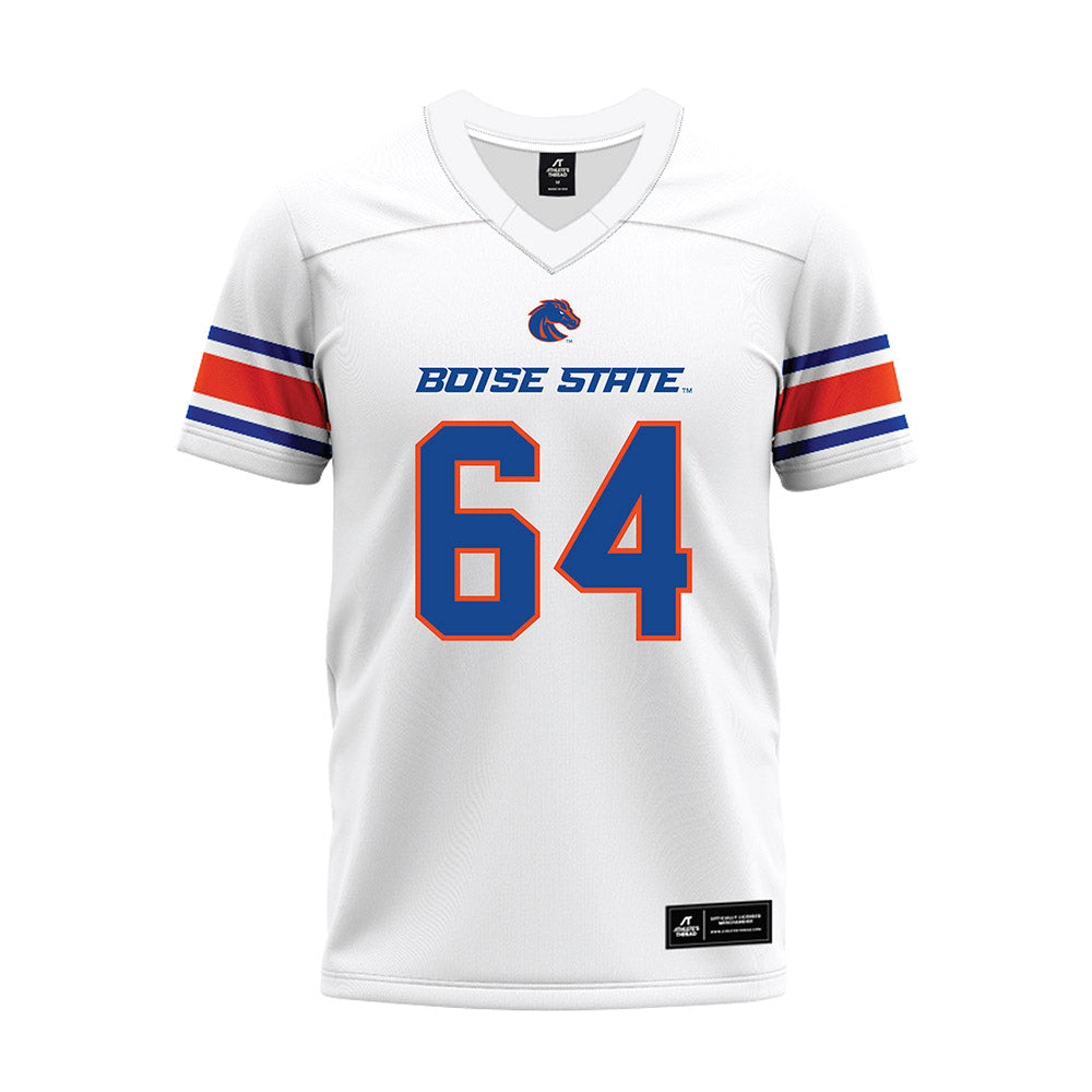 Boise State - NCAA Football : Carson Rasmussen - White Premium Football Jersey-0