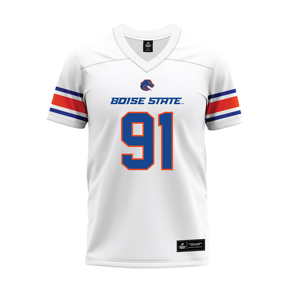 Boise State - NCAA Football : Bol Bol - White Premium Football Jersey-0