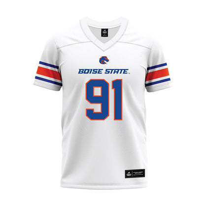 Boise State - NCAA Football : Bol Bol - White Premium Football Jersey-0