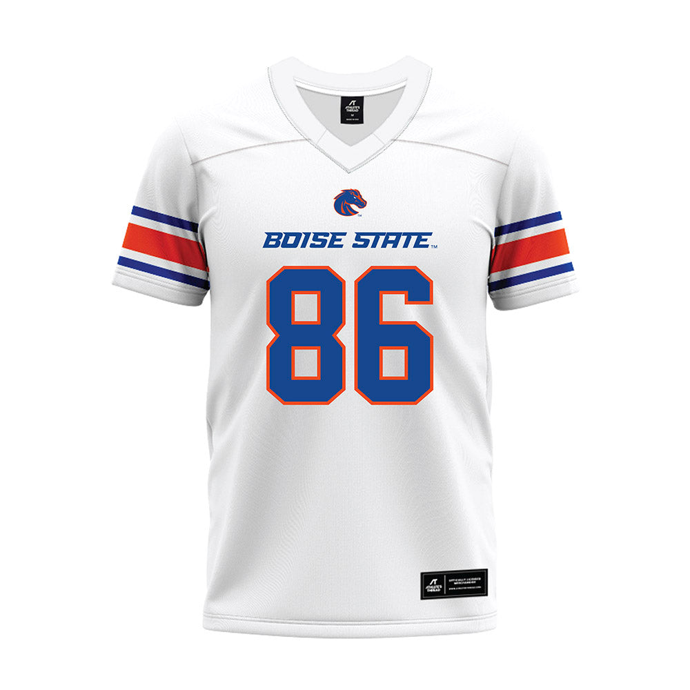 Boise State - NCAA Football : Austin Terry - White Premium Football Jersey