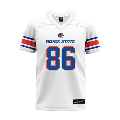 Boise State - NCAA Football : Austin Terry - White Premium Football Jersey