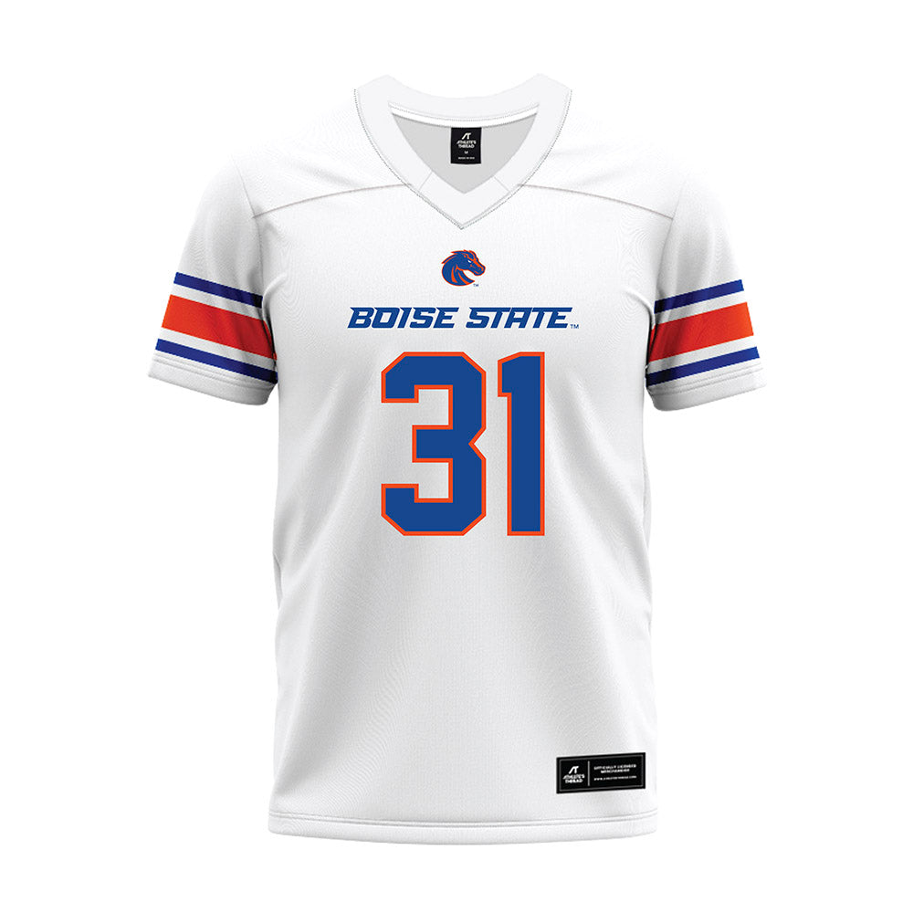 Boise State - NCAA Football : Tevin Griffey - White Premium Football Jersey