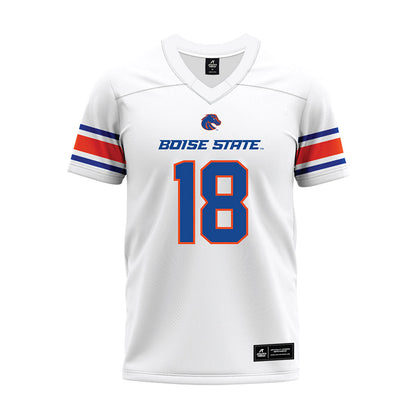 Boise State - NCAA Football : Sam Brooks - White Premium Football Jersey-0