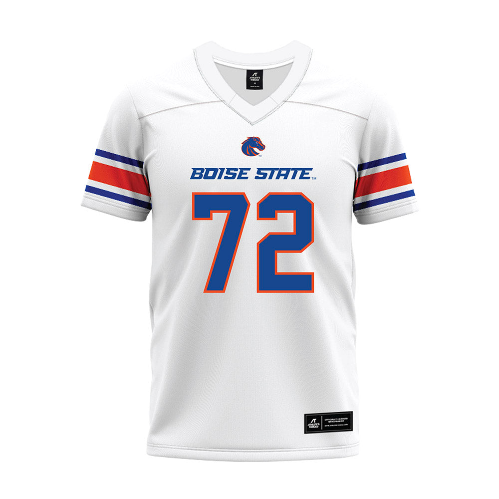 Boise State - NCAA Football : Zach Holmes - White Premium Football Jersey