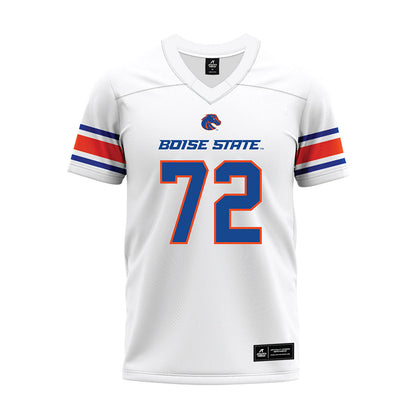 Boise State - NCAA Football : Zach Holmes - White Premium Football Jersey