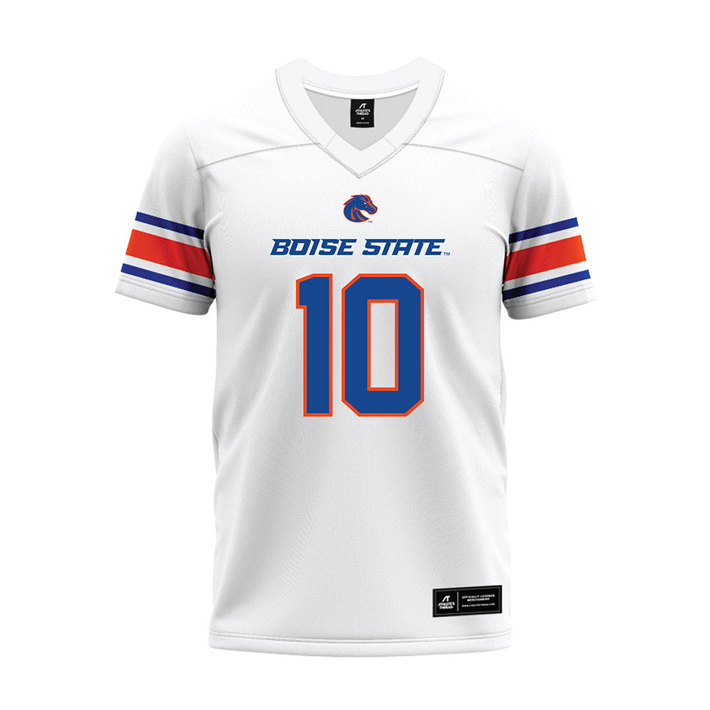 Boise State - NCAA Football : Cash Herrera - White Premium Football Jersey-0