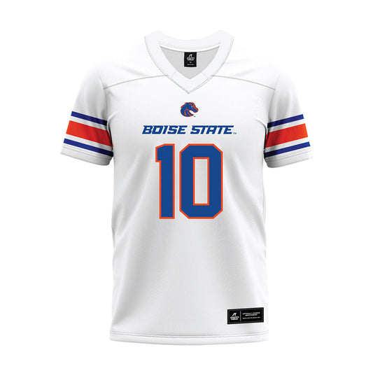 Boise State - NCAA Football : Cash Herrera - White Premium Football Jersey-0
