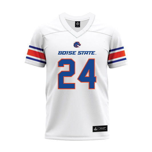 Boise State - NCAA Football : Dylan Riley - White Premium Football Jersey