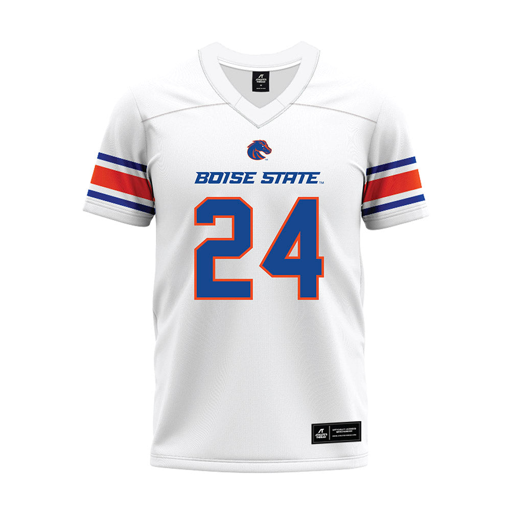 Boise State - NCAA Football : AJ Maes - White Premium Football Jersey-0