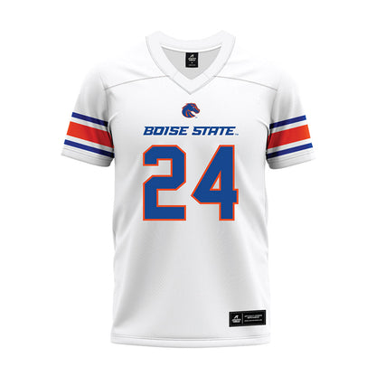 Boise State - NCAA Football : AJ Maes - White Premium Football Jersey-0