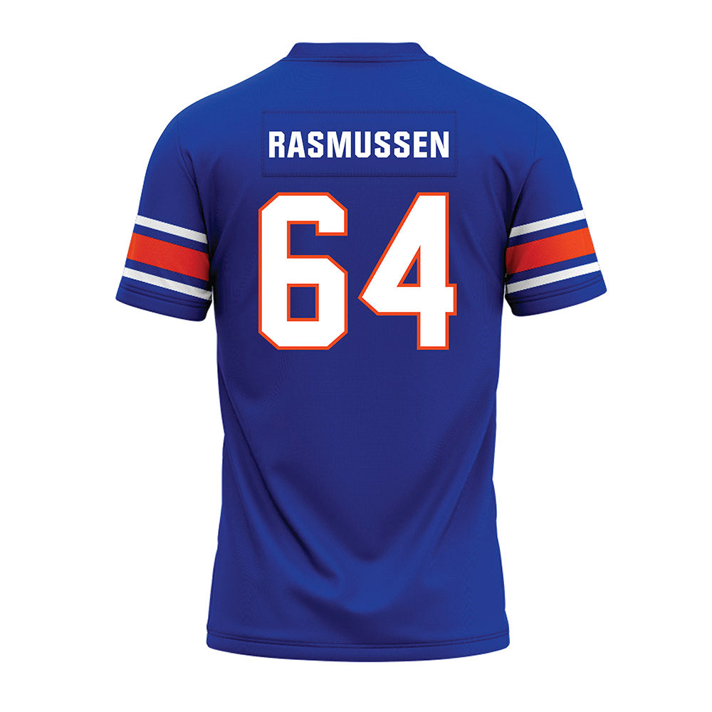 Boise State - NCAA Football : Carson Rasmussen - Blue Premium Football Jersey-1