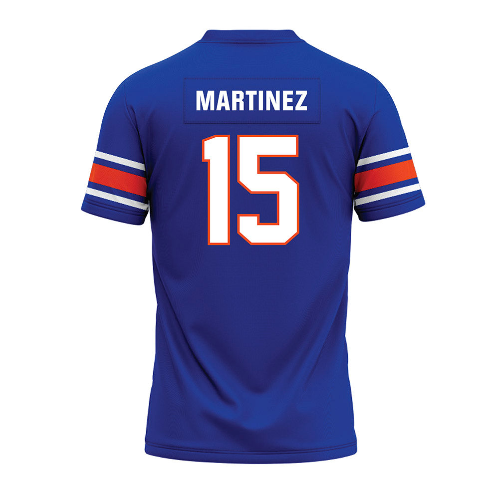 Boise State - NCAA Football : Zeke Martinez - Blue Premium Football Jersey-1