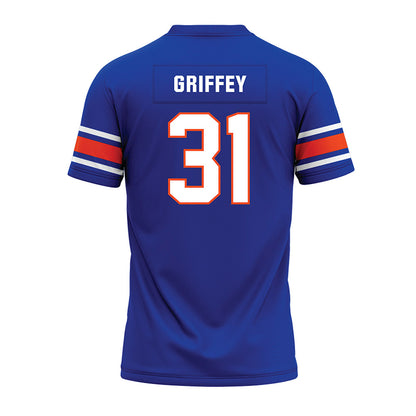 Boise State - NCAA Football : Tevin Griffey - Blue Premium Football Jersey