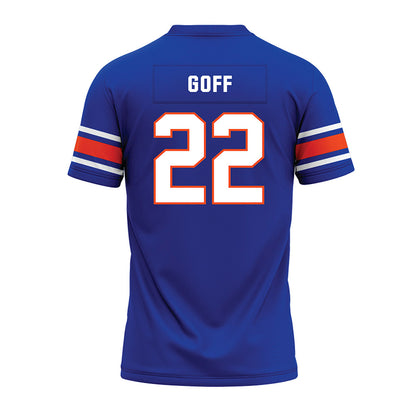 Boise State - NCAA Football : Juelz Goff - Blue Premium Football Jersey-1