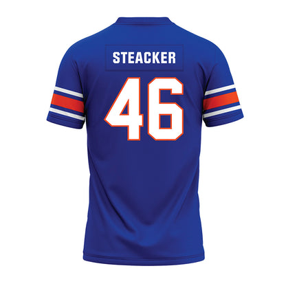 Boise State - NCAA Football : Hunter Steacker - Blue Premium Football Jersey