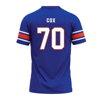 Boise State - NCAA Football : Kyle Cox - Blue Premium Football Jersey-1