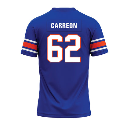 Boise State - NCAA Football : Rogelio Carreon - Blue Premium Football Jersey
