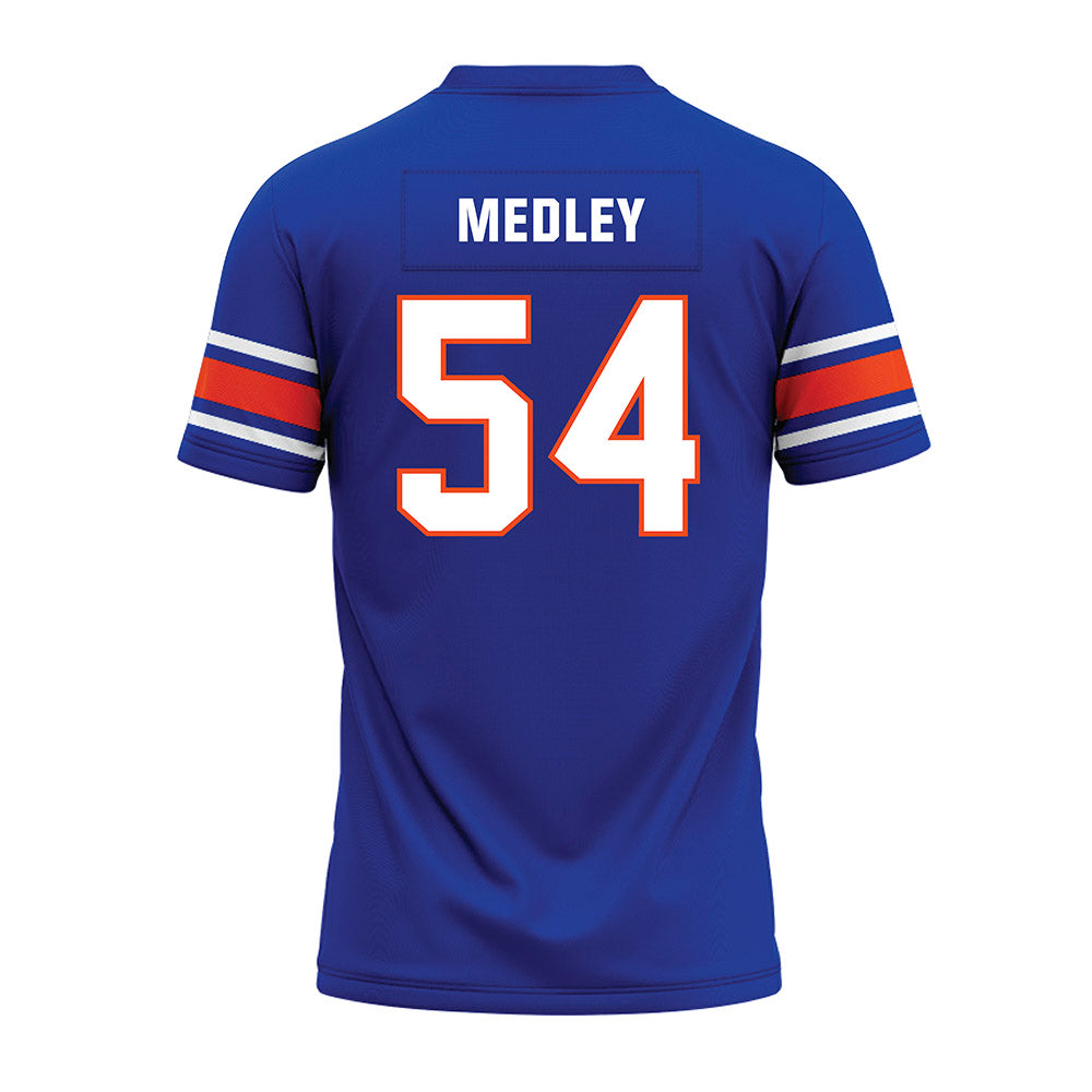 Boise State - NCAA Football : Adonte Medley - Blue Premium Football Jersey-1