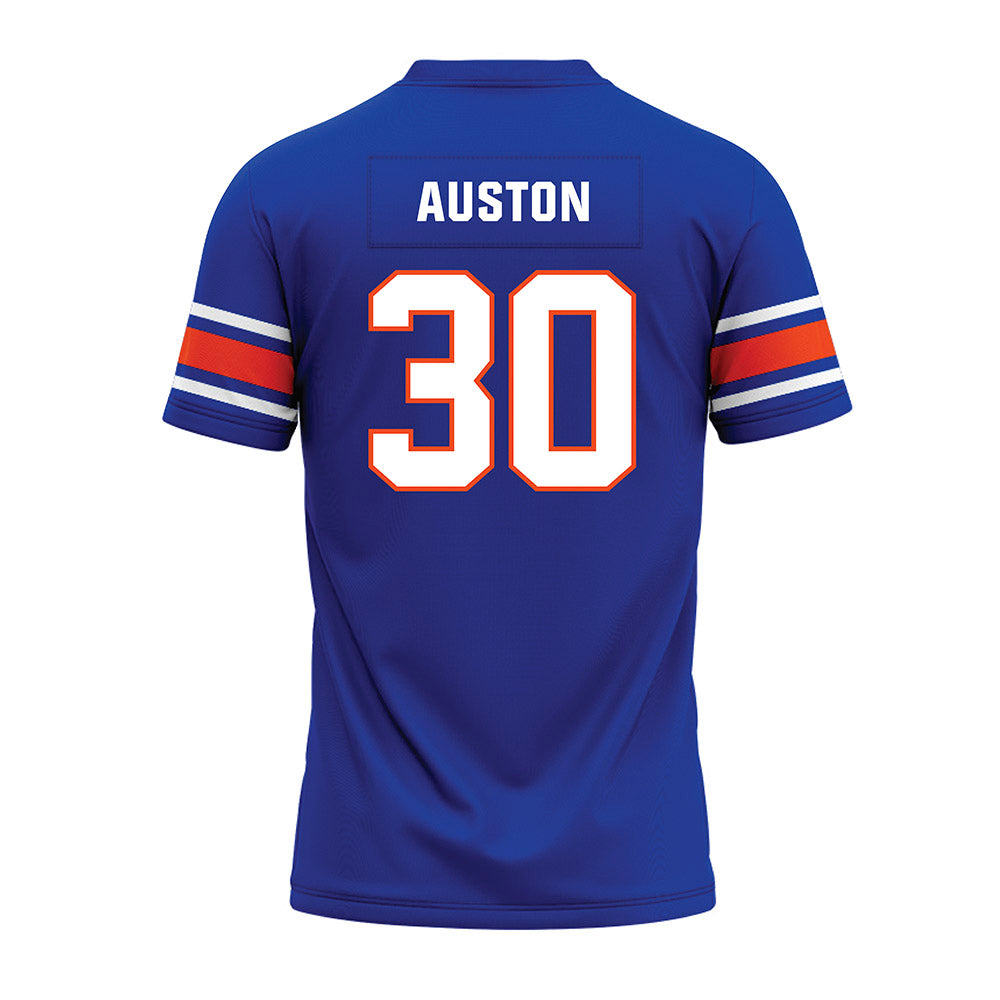 Boise State - NCAA Football : Adam Auston - Blue Premium Football Jersey-1