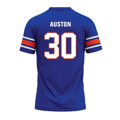 Boise State - NCAA Football : Adam Auston - Blue Premium Football Jersey-1