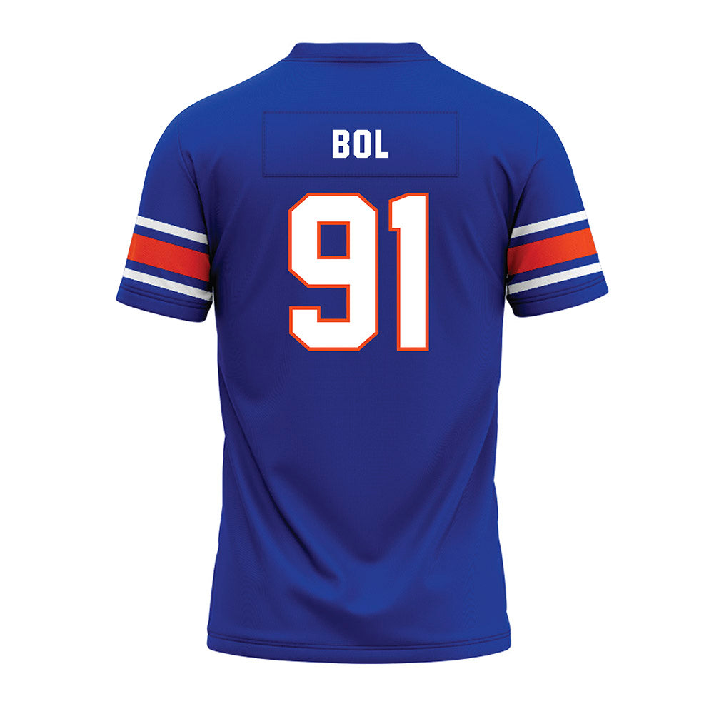 Boise State - NCAA Football : Bol Bol - Blue Premium Football Jersey-1