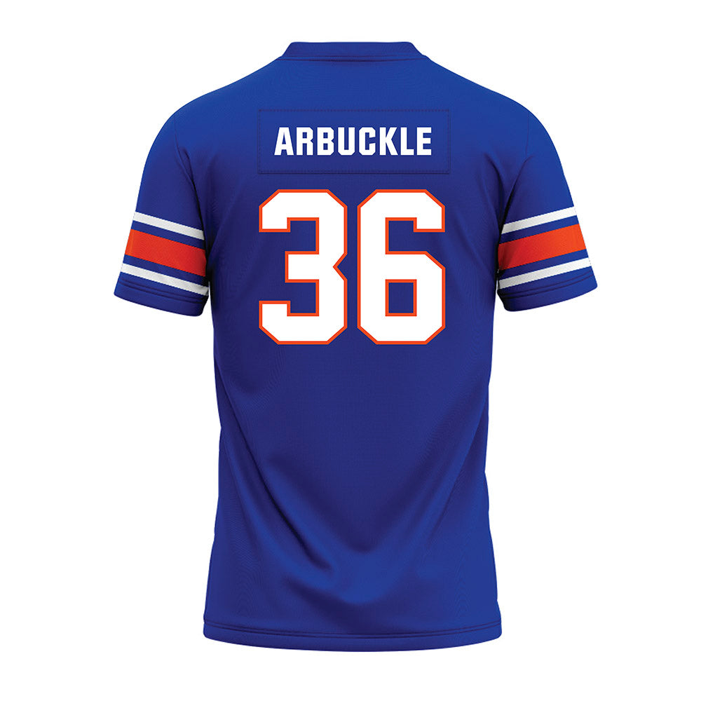 Boise State - NCAA Football : Jacob Arbuckle - Blue Premium Football Jersey-1