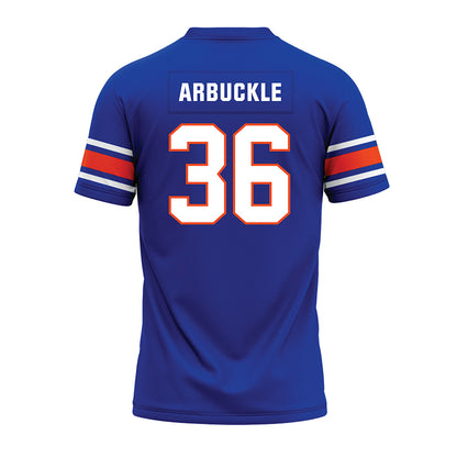 Boise State - NCAA Football : Jacob Arbuckle - Blue Premium Football Jersey-1