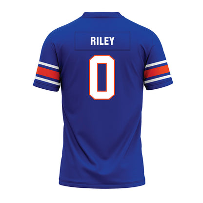 Boise State - NCAA Football : Dylan Riley - Blue Premium Football Jersey-1