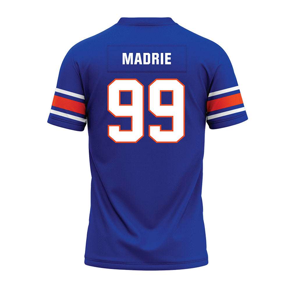 Boise State - NCAA Football : Michael Madrie - Blue Premium Football Jersey-1