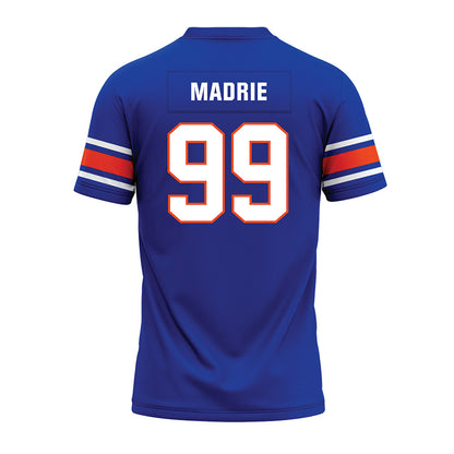 Boise State - NCAA Football : Michael Madrie - Blue Premium Football Jersey-1
