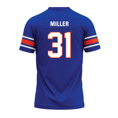 Boise State - NCAA Football : Cole Miller - Blue Premium Football Jersey-1