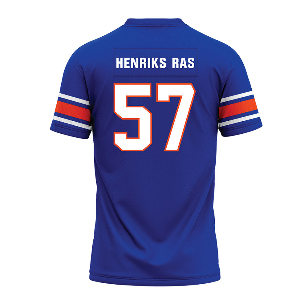 Boise State - NCAA Football : Gustaf Henriks Ras - Blue Premium Football Jersey-1