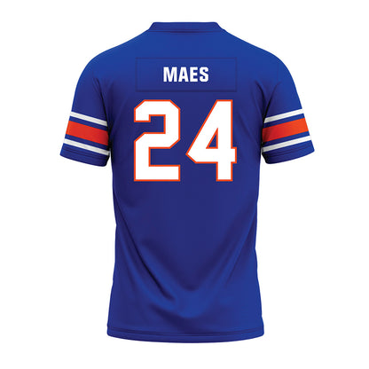 Boise State - NCAA Football : AJ Maes - Blue Premium Football Jersey-1