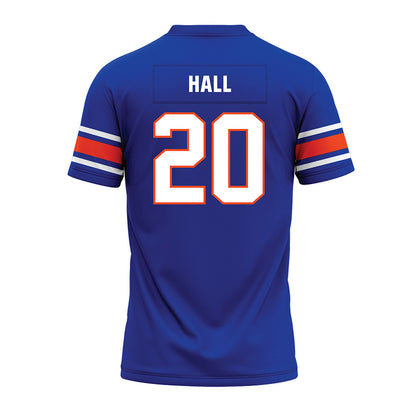 Boise State - NCAA Football : Kyle Hall - Blue Premium Football Jersey-1