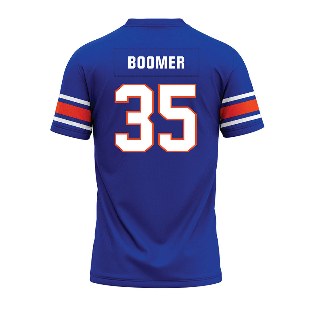 Boise State - NCAA Football : Colton Boomer - Blue Premium Football Jersey-1