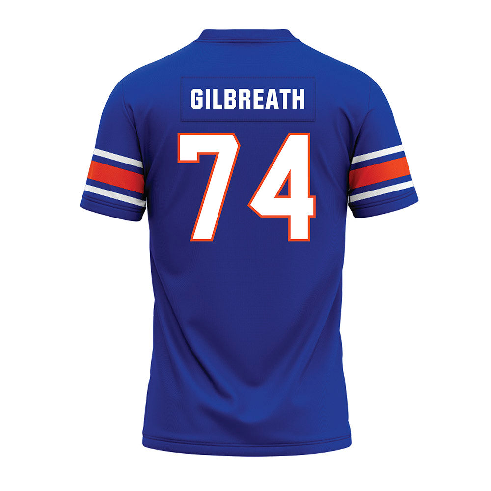 Boise State - NCAA Football : Connor Gilbreath - Blue Premium Football Jersey