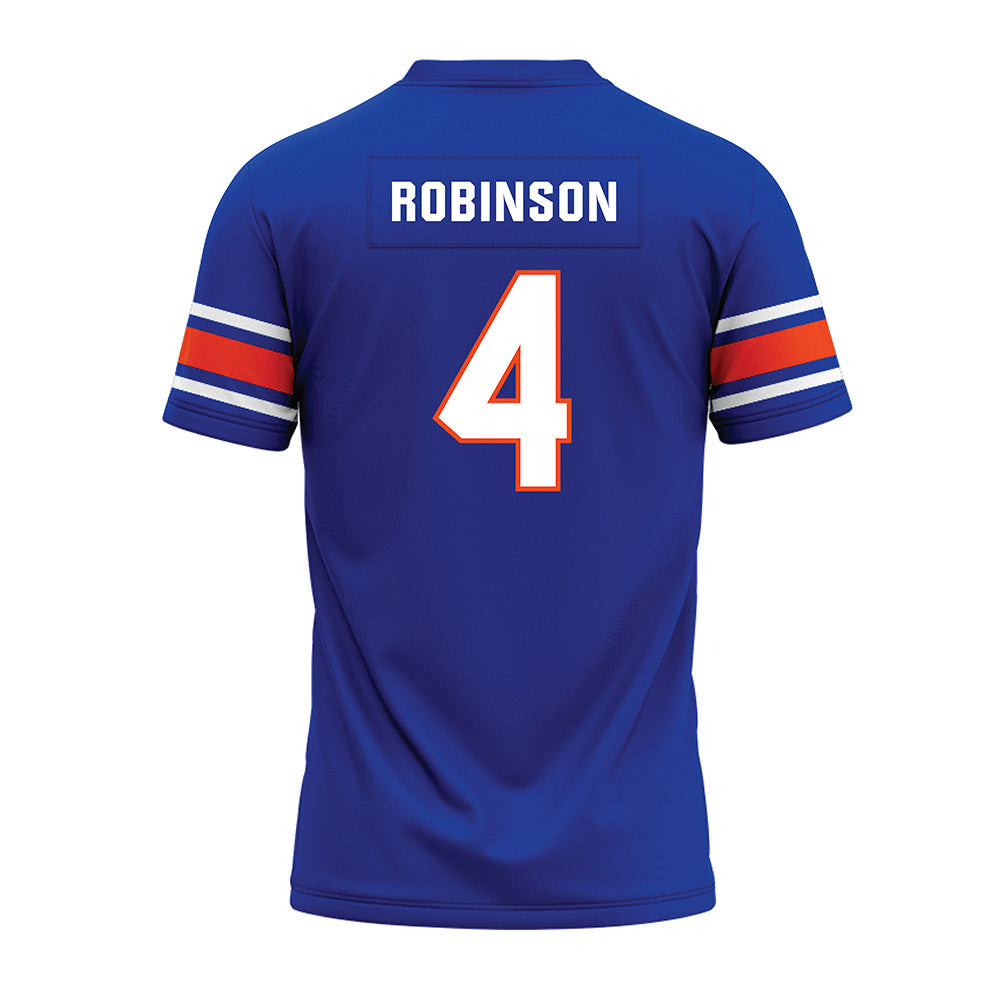 Boise State - NCAA Football : Rodney Robinson - Blue Premium Football Jersey