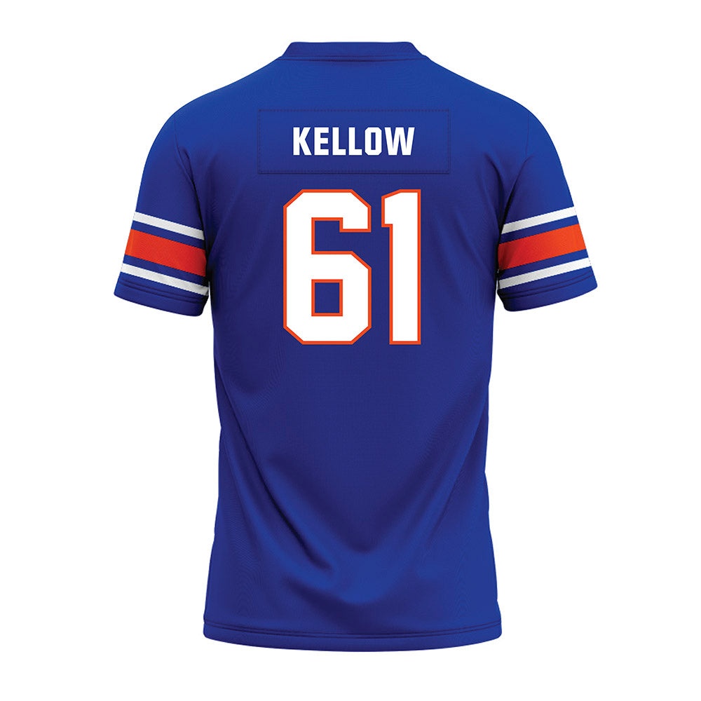 Boise State - NCAA Football : Caden Kellow - Blue Premium Football Jersey-1